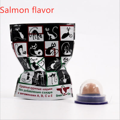 Pet Cat Sugar Energy Ball Lick Toys Catnip