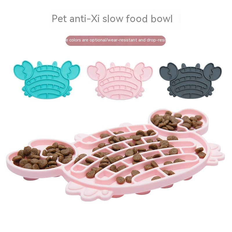 Lick Food Plate Pet Slow Food Plate Anti-choke Slow Feeding