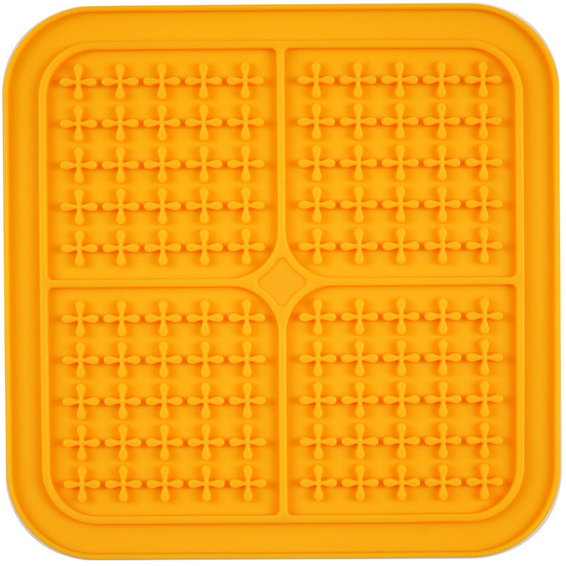 Pet sucker licking pad and slow feeding pad