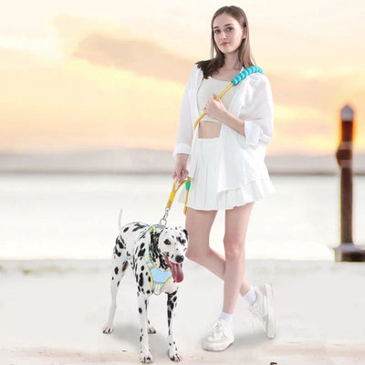 Versatile Pet Traction Leashes With A Comfortable Foam Handle Traction Rope For Dogs Anti Slip Traction Rope