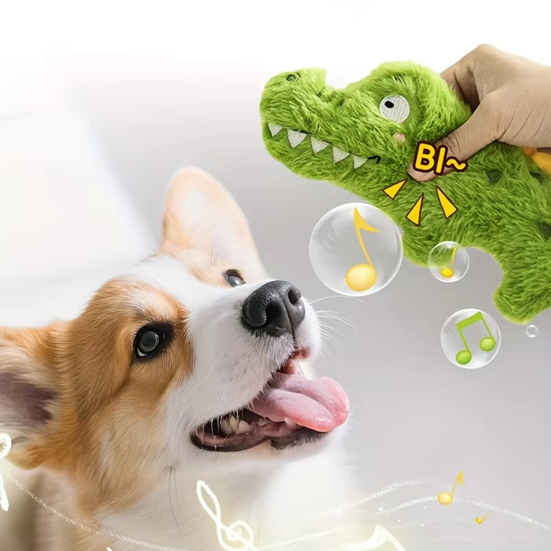 Squeaky Toys For Dogs - Dog Toys Plush, Funny Stuffed Enrichment For Poodle Bulldog Senior Home Indoor Travel Camping Enhance Playful Moments During Indoor Outdoor Activities